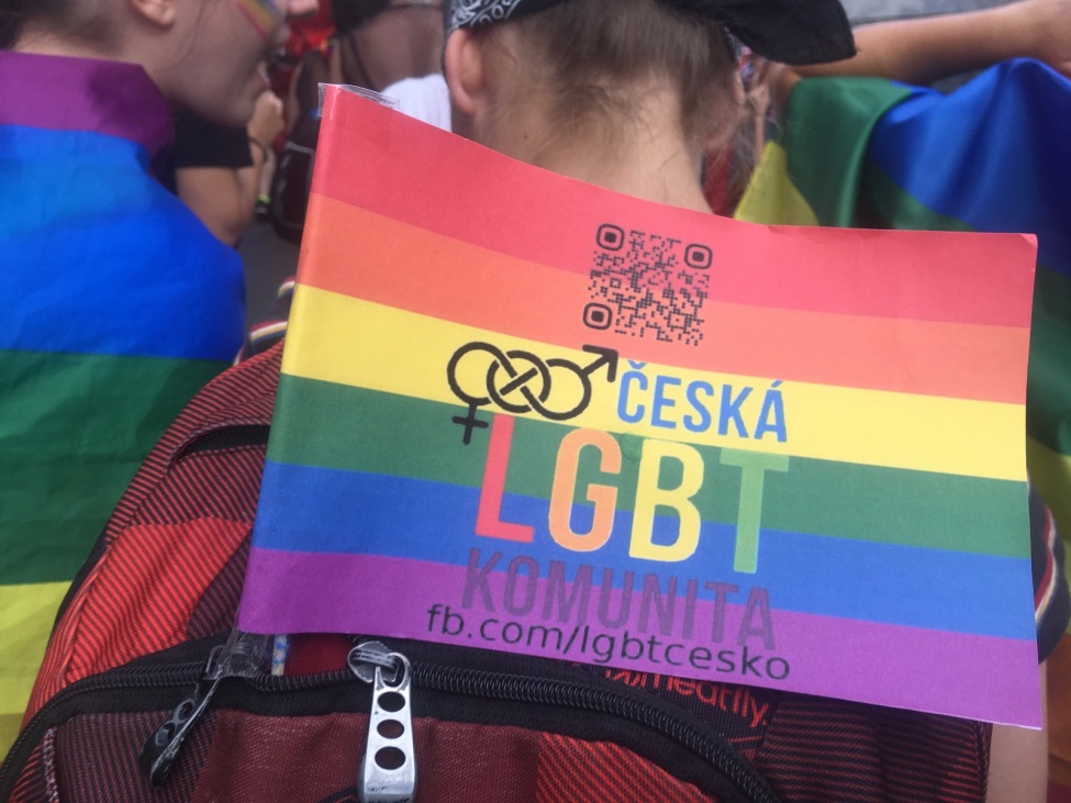 EIn Foto von einer LGBT-Flagge.